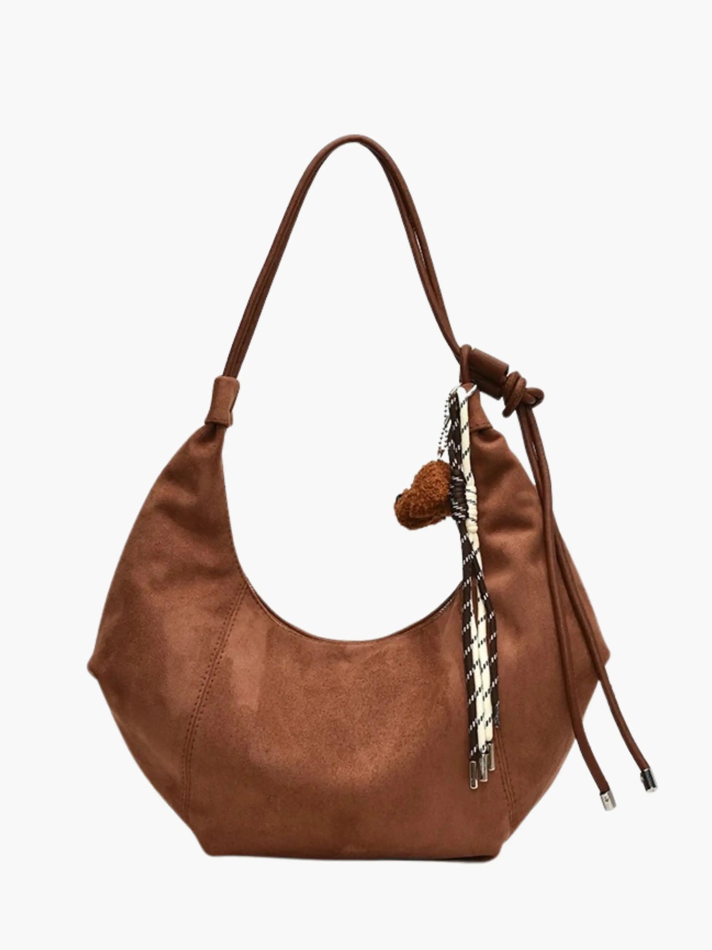 Amalia | Wildleder Boho-Chic Hobo Tasche mit verspieltem Charme