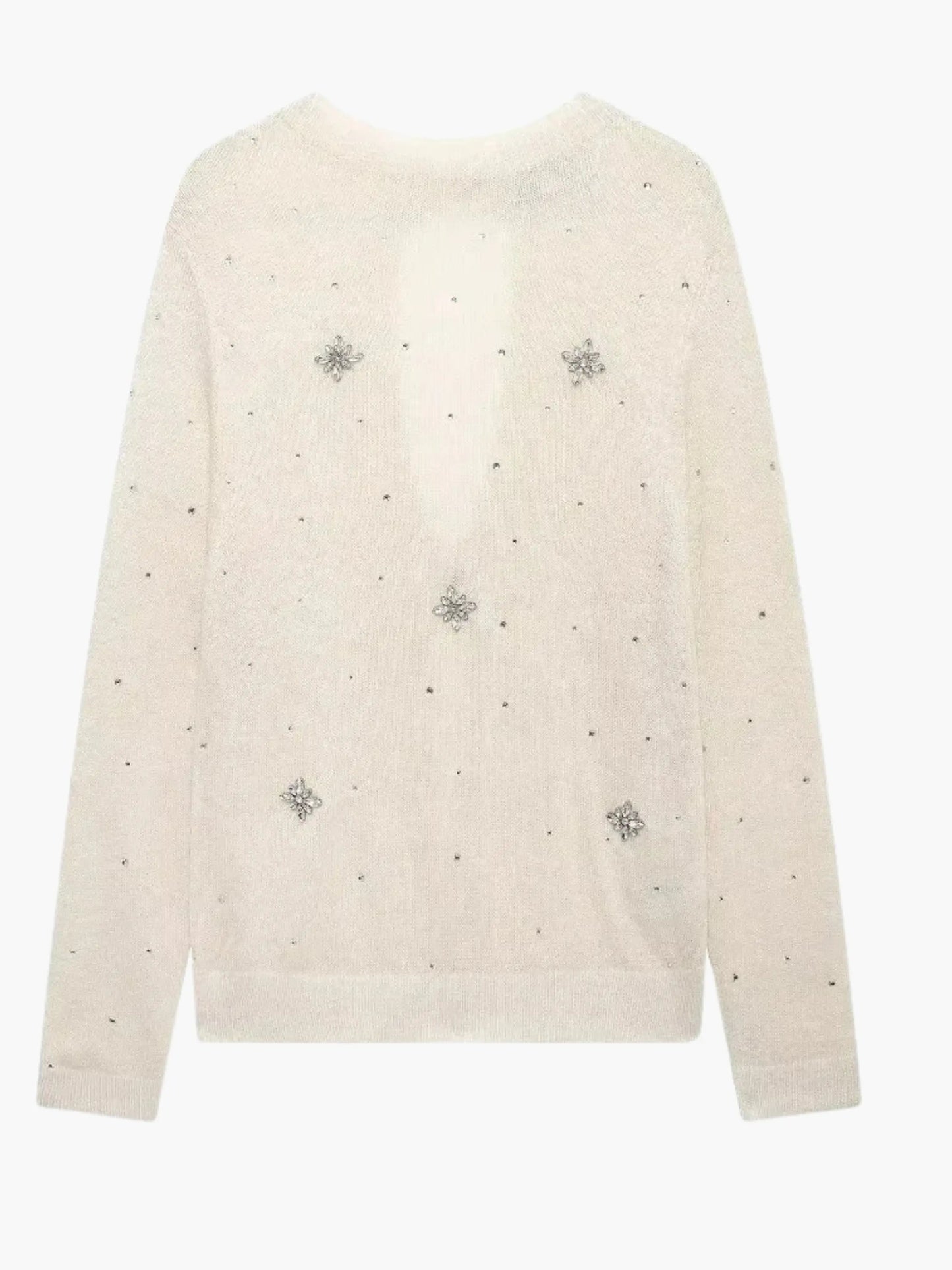 Nadine | Verschönerte Strickjacke mit Knopfleiste