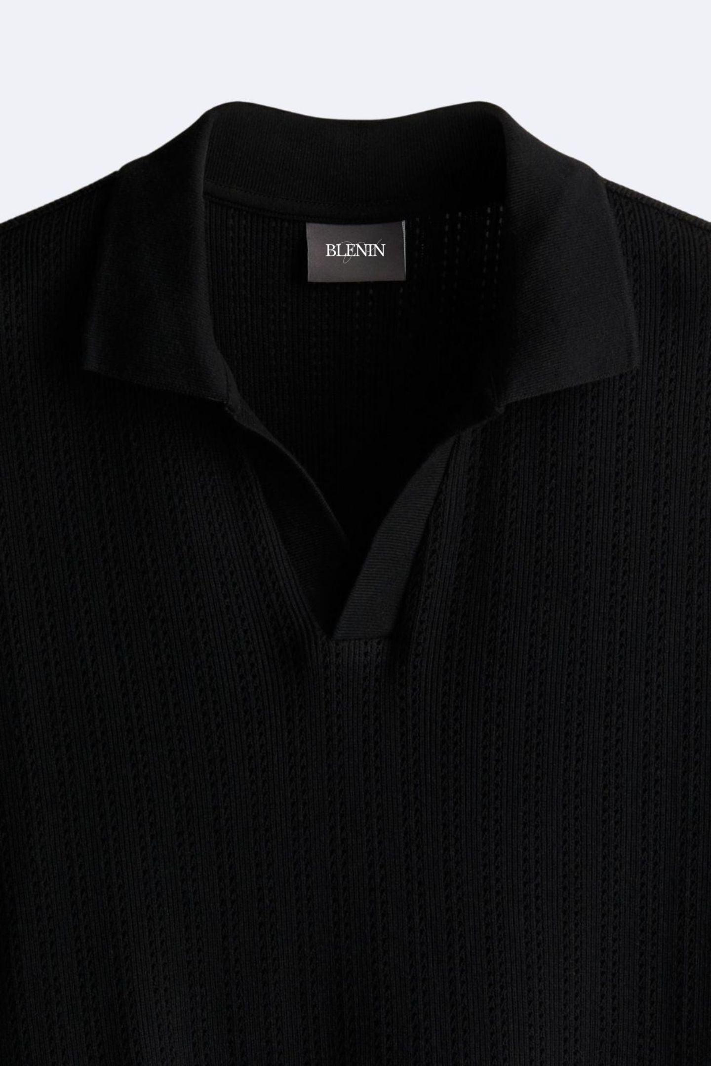 Stilvolles Strick-Poloshirt für einen eleganten Look