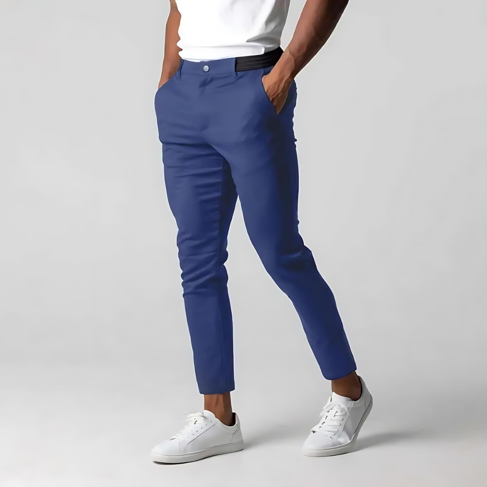 Simon | Business Casual Slim Fit Hosen für Herren