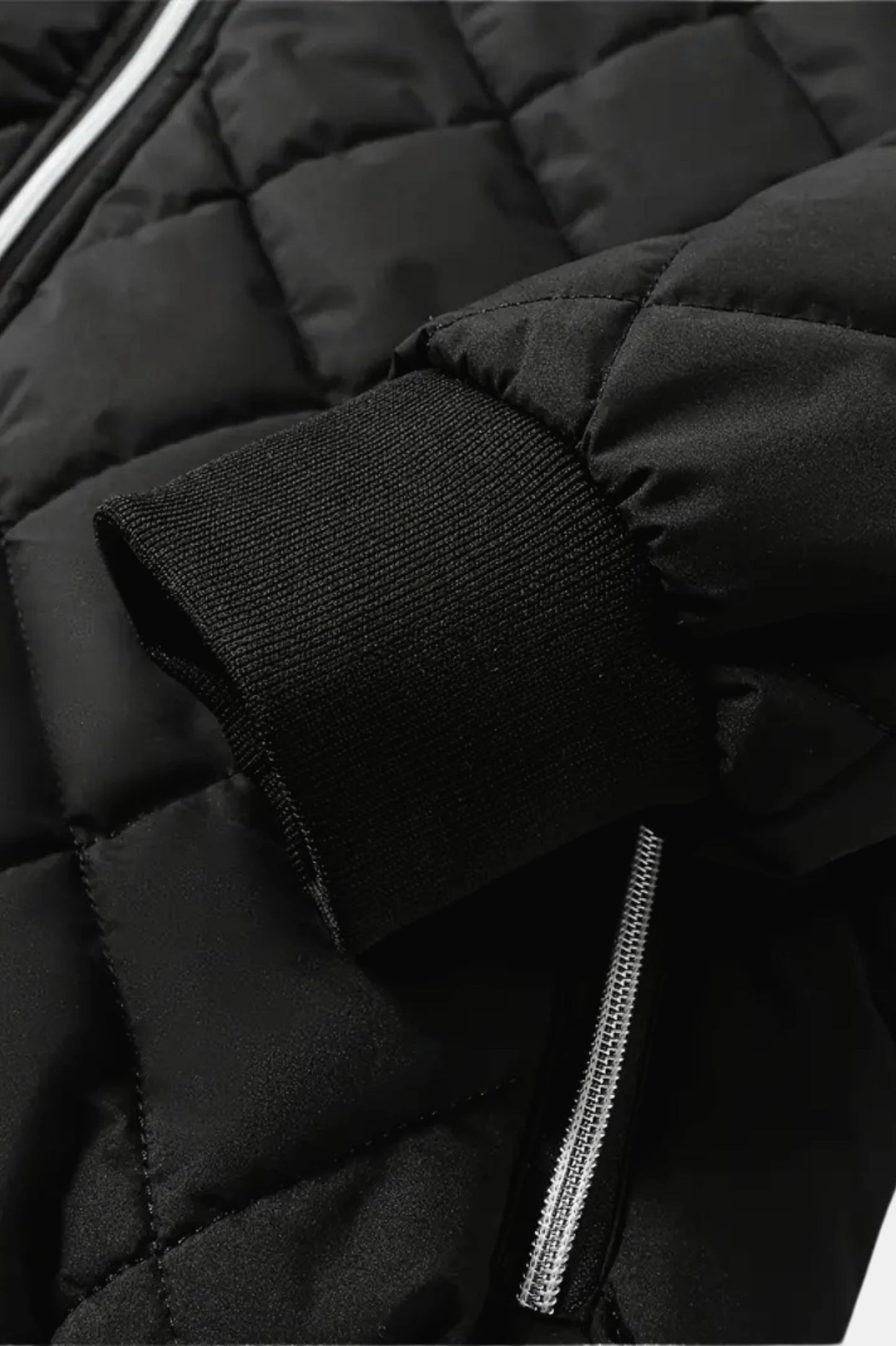 Alessandro | Klassische Herren-Steppjacke in Schwarz