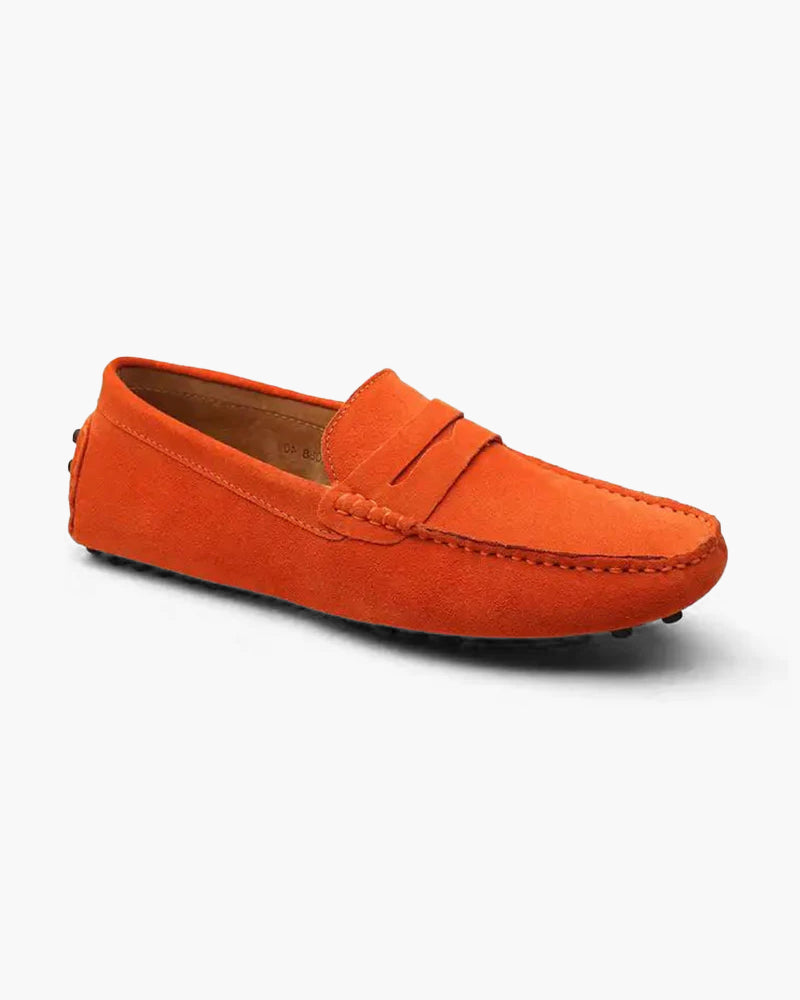 Matthew | Old Money Slip on Herren Wildleder Mokassin