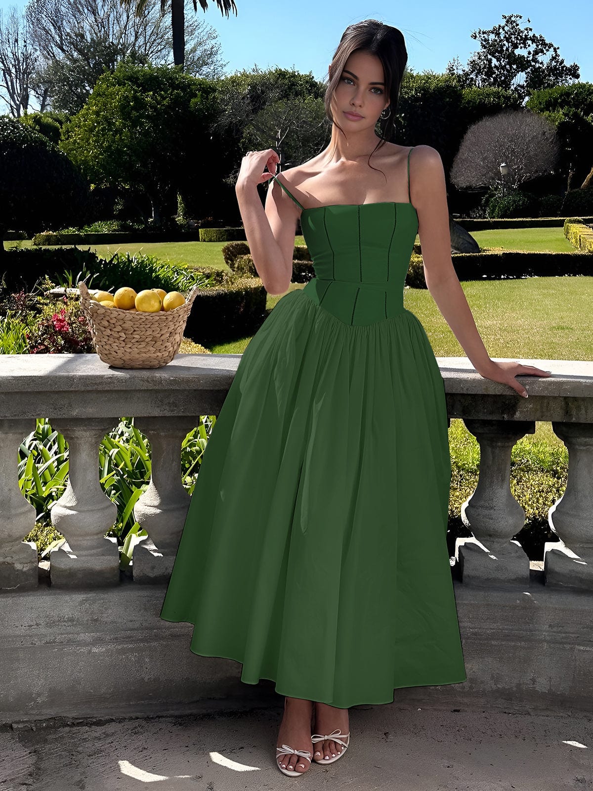 Abigail | Elegantes Midi-Sommerkleid für besondere Anlässe