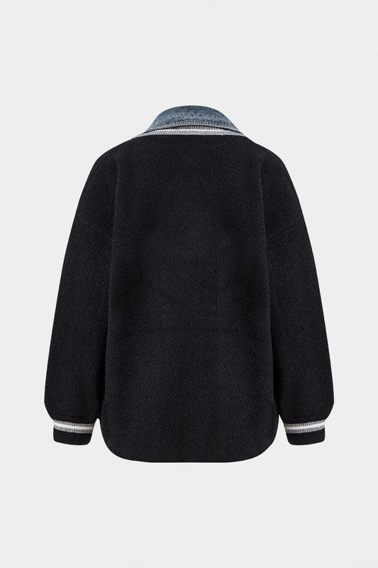 Nova | Denim-Hemd und Strick-Cardigan in Einem – Vielseitigkeit trifft Stil