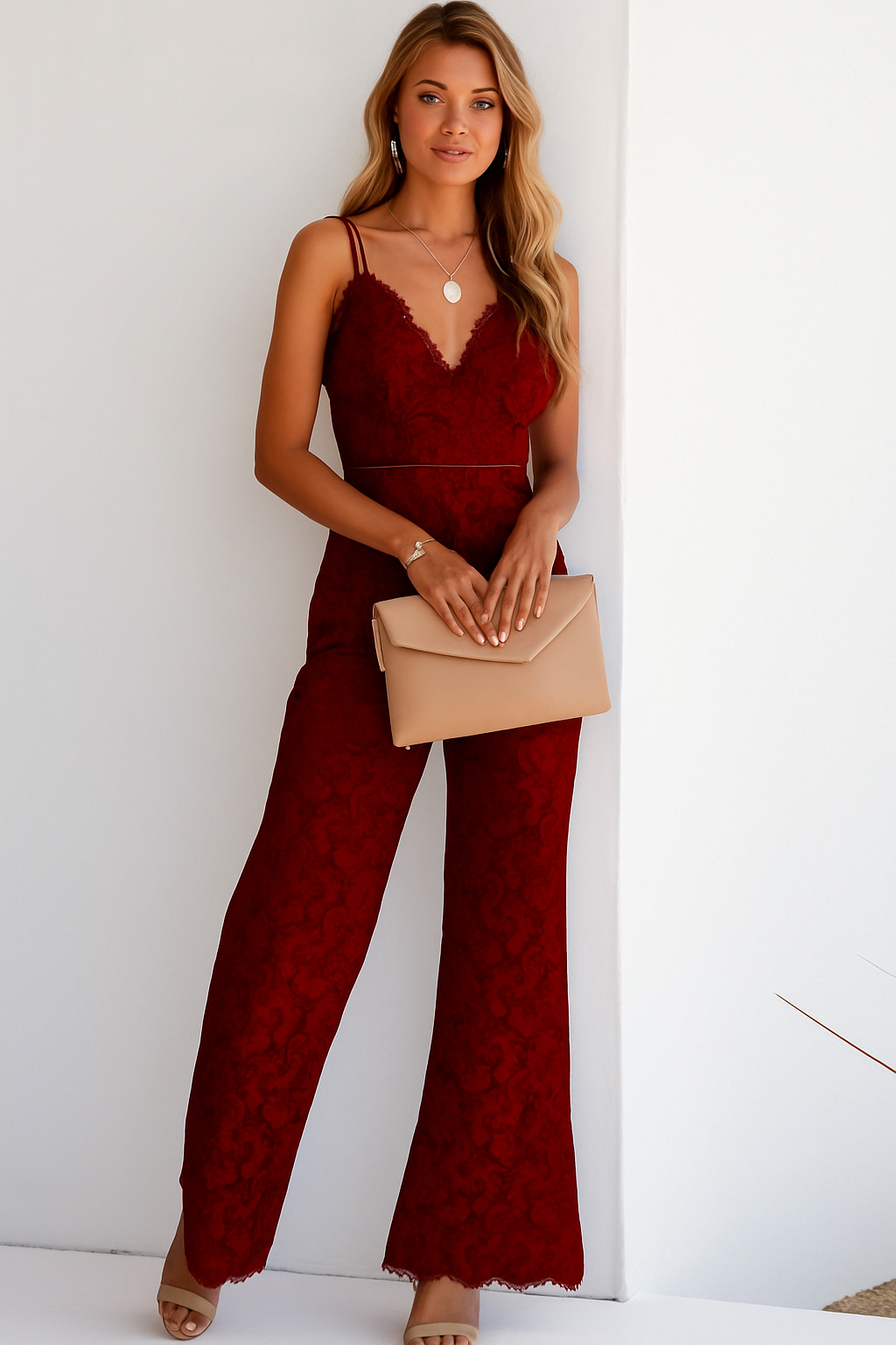 Eleganter Spitzen Jumpsuit für stilvolle Anlässe