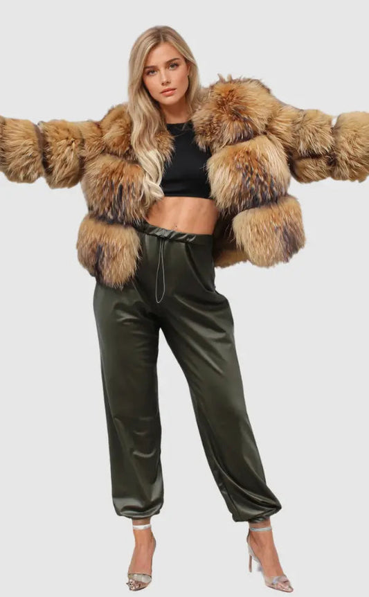 Dacy | Stilvoller Kunstfell-Jacke