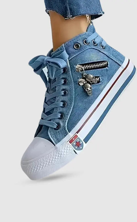 Gabriella | Trendige Schuhe im Denim-Look