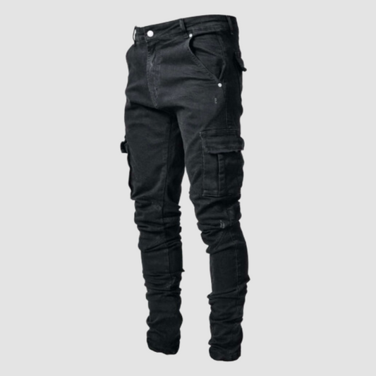 Schlanke Cargo Hose mit modernem Schnitt für urbane Outfits