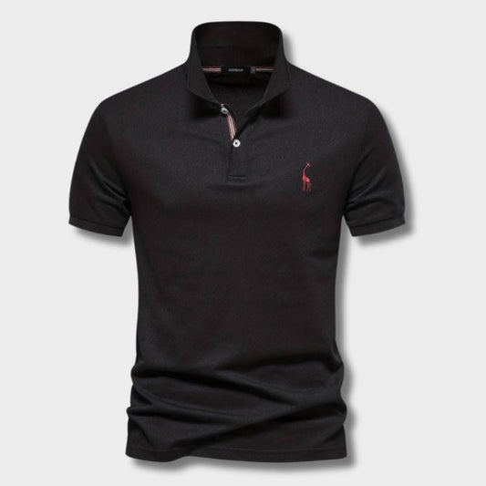 Noah | Slim Fit Klassisches Poloshirt mit sportlichem Kragen-Detail