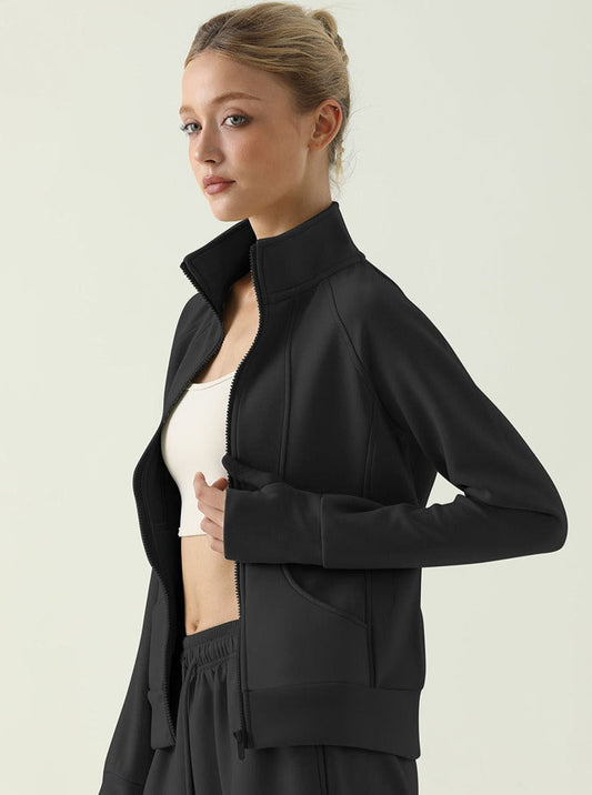 Mira | Sportliche Zip-Jacke mit Stehkragen