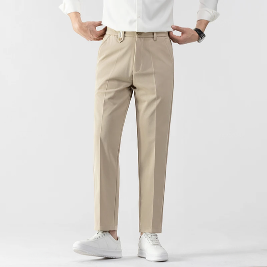Leon | Premium Beige Herrenhose Maßgeschneiderter Komfort und zeitloser Stil