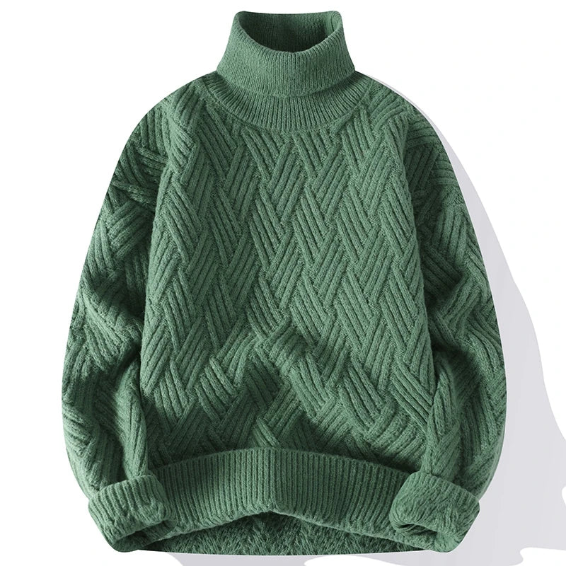 Leonhard | Eleganter Herrenpullover mit Strukturdessin