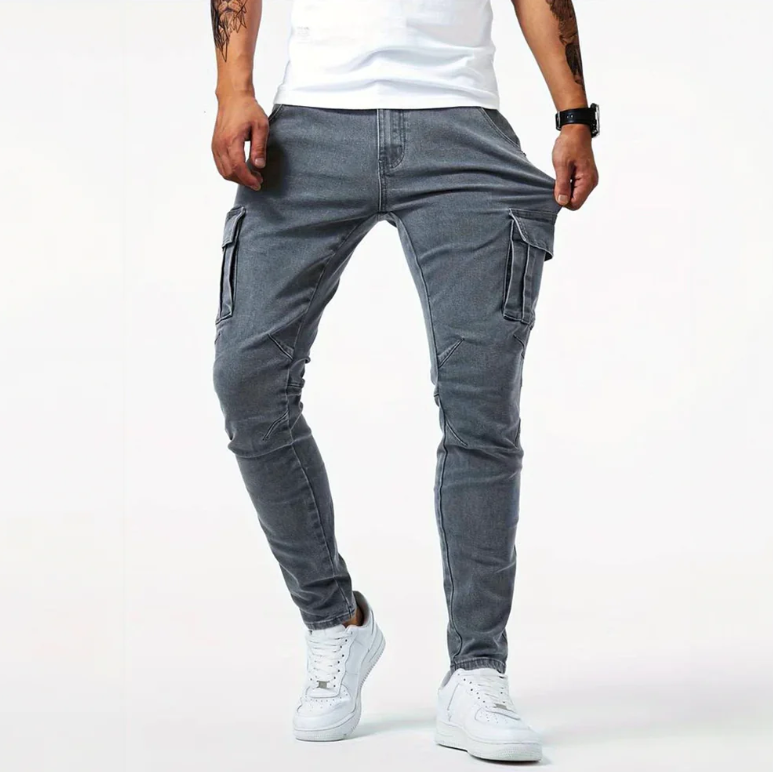 Robin | Stylische Cargo-Skinny-Jeans für Herren