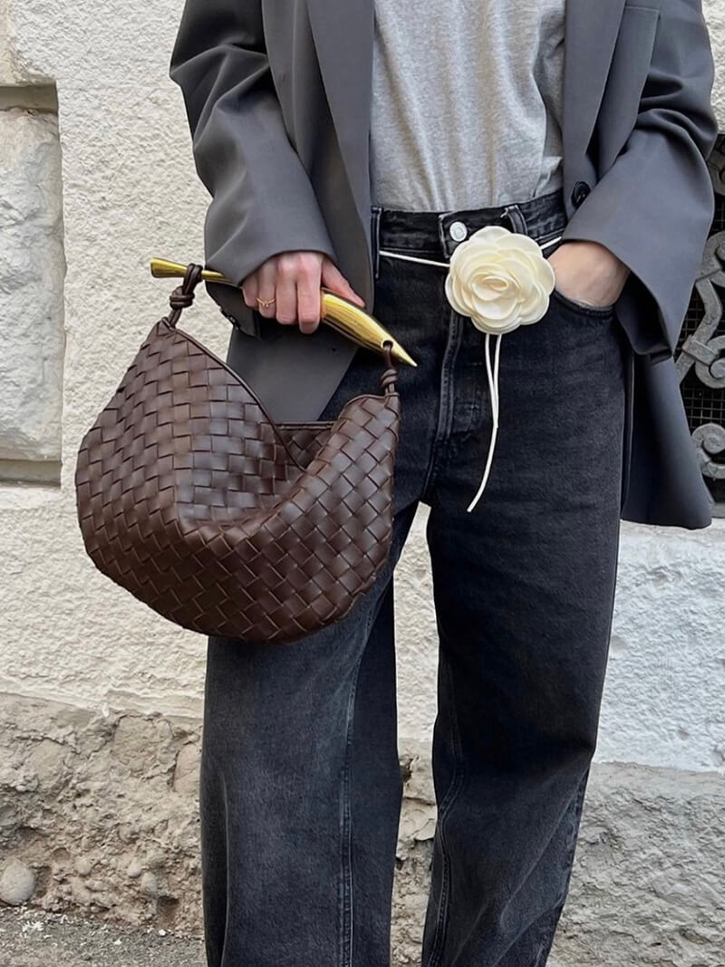 Clio | Tasche aus geflochtenem Kunstleder