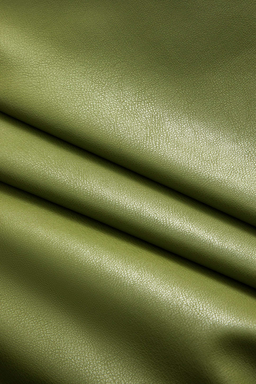 Mila | Grüne Jacke aus Kunstleder