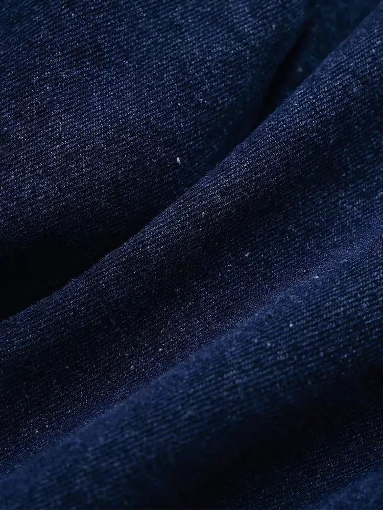 Xaveria | Denim Zweiteiler mit kurzärmeliger Jacke