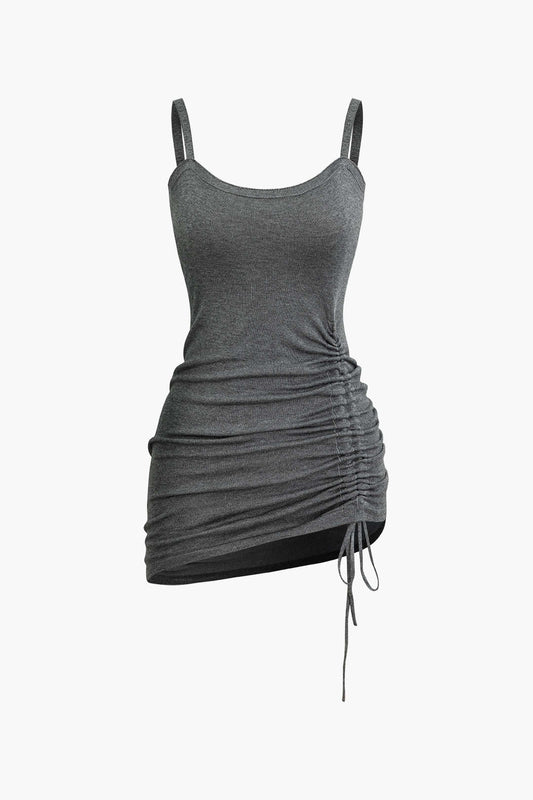 Anastasia | Zweiteiler-Set mit Cutout-Pullover & gerafftem Kleid