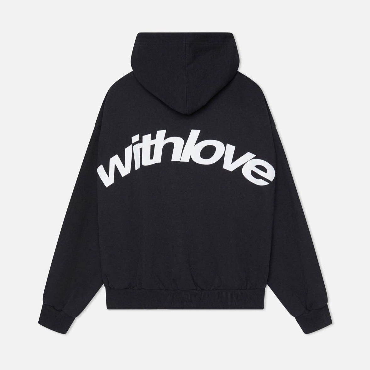 Oversized Hoodie mit „With Love“-Print