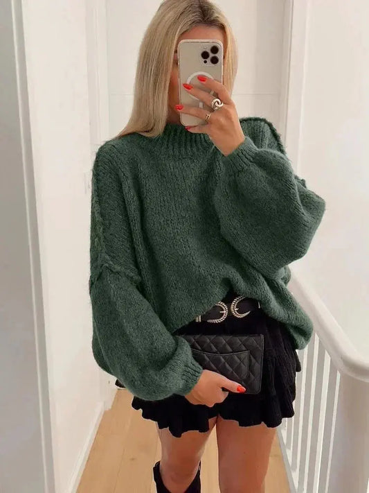 Jana | Gemütlicher Übergroßer Herbstpullover