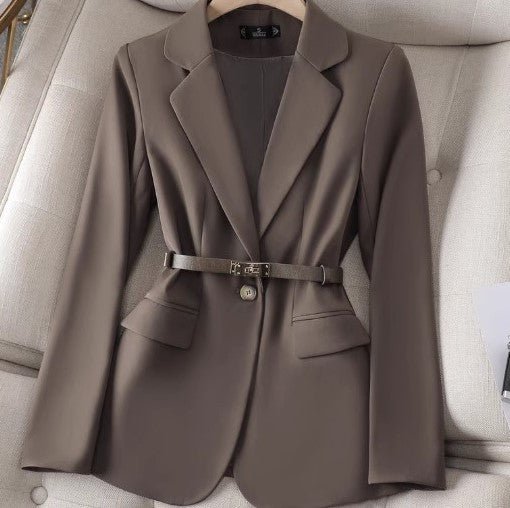 Eleganter Damen Blazer mit Gürtel und tailliertem Schnitt