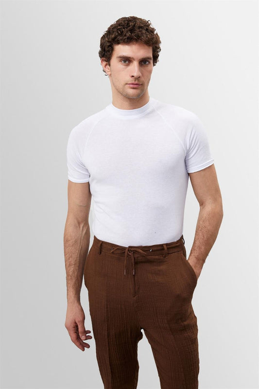 Joachim | Klassisches Slim-Fit Weißes T-Shirt für Herren