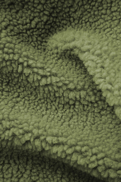 Misha | Teddy-Zweiteiler mit Cargohose & Cropped-Jacke