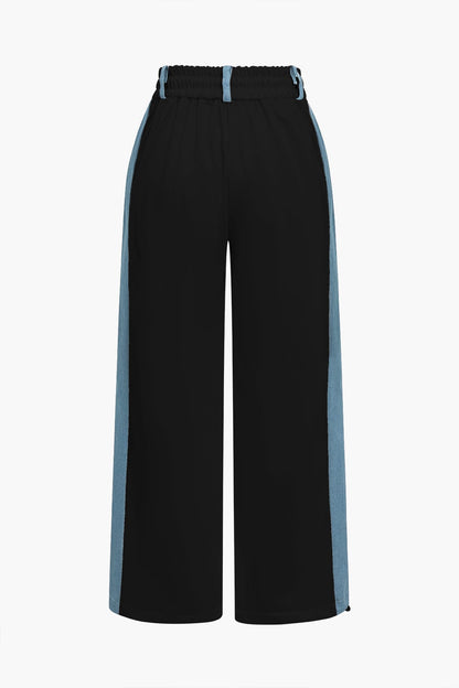 Hope | Sportliches Zweiteiler-Set mit Denim-Details