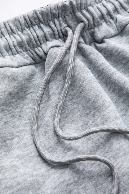 Elsa | Zweiteiliges Sweat-Set mit karierten Details