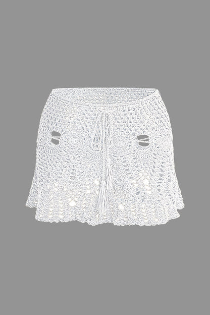 Marina | Häkel-Zweiteiler mit Crop-Top & Minirock