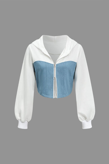 Hope | Sportliches Zweiteiler-Set mit Denim-Details