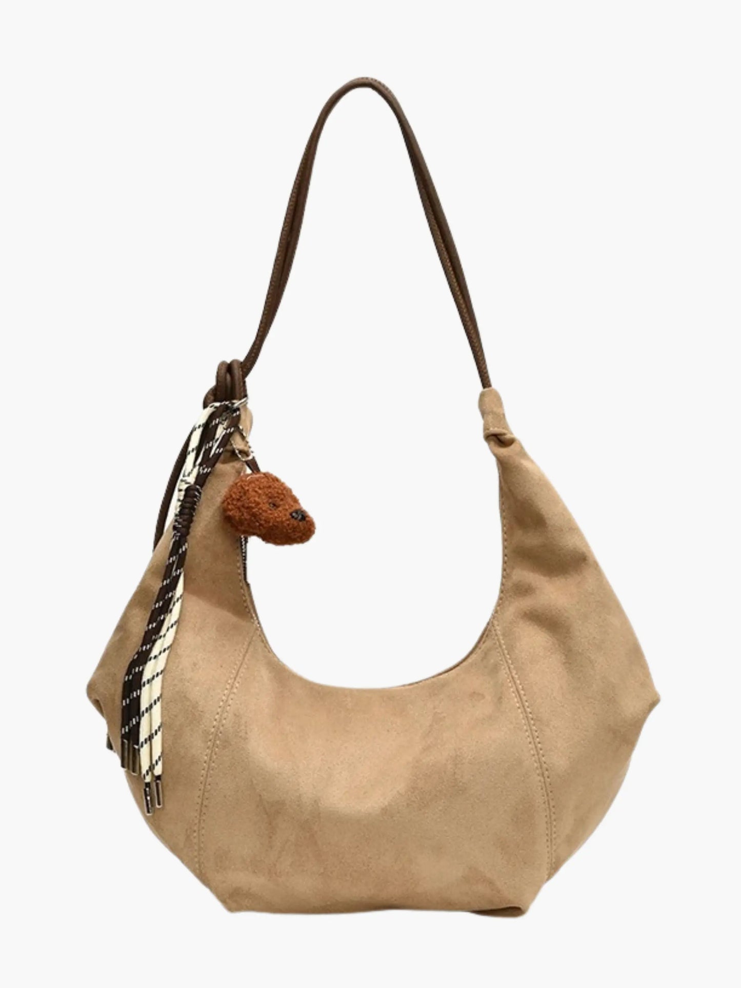 Amalia | Wildleder Boho-Chic Hobo Tasche mit verspieltem Charme
