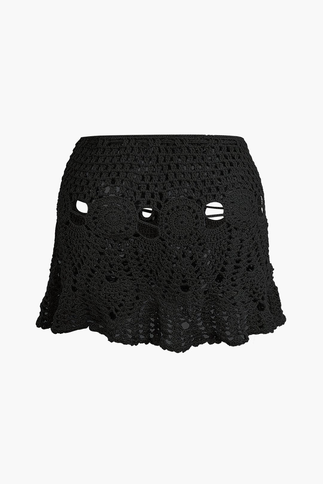 Marina | Häkel-Zweiteiler mit Crop-Top & Minirock