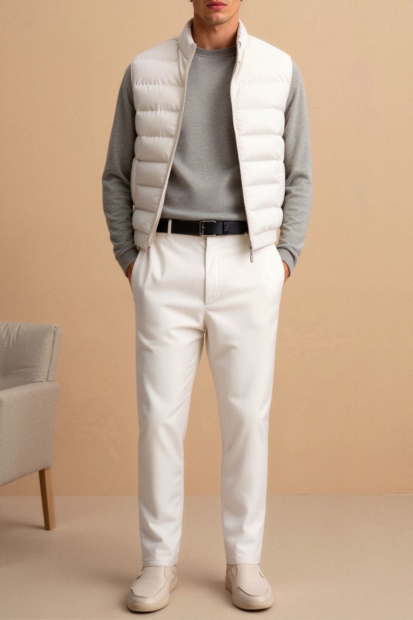 Minimalistische Steppweste | Leichte Wärme mit Stil