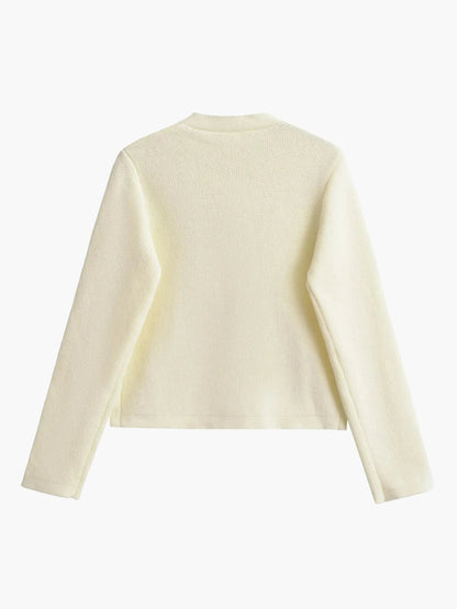 Pia | Klassische Strickjacke mit Taschen-Details