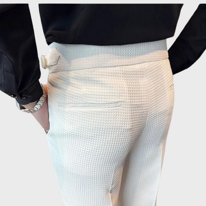 Noah | Karierte Herren Hose mit hohem Bund