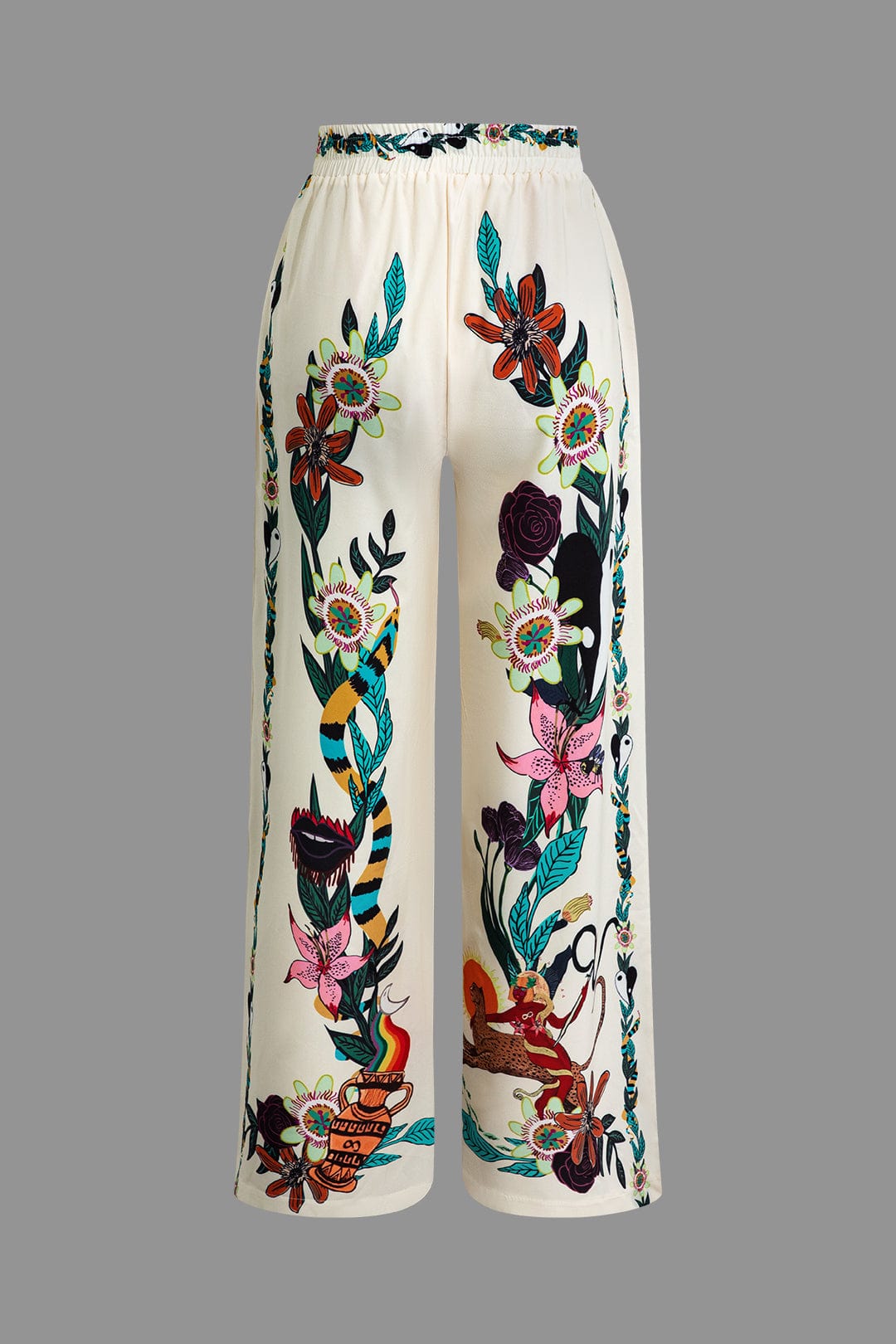 Anneliese | Künstlerisches Zweiteiler-Set mit Kunst-Print & Statement-Design