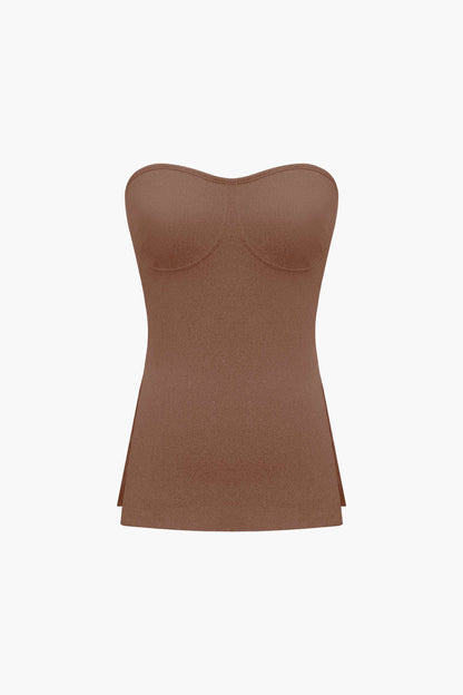 Athena | Elegantes Zweiteiler-Set mit Bustier-Top & Shorts