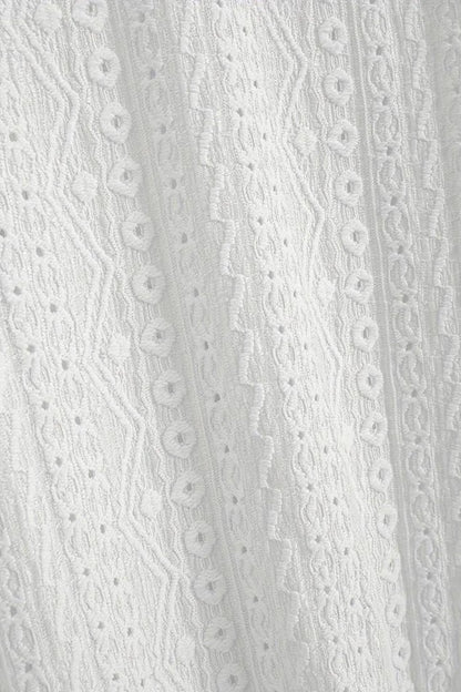 Luftiges Häkelhemd mit Kurzarm