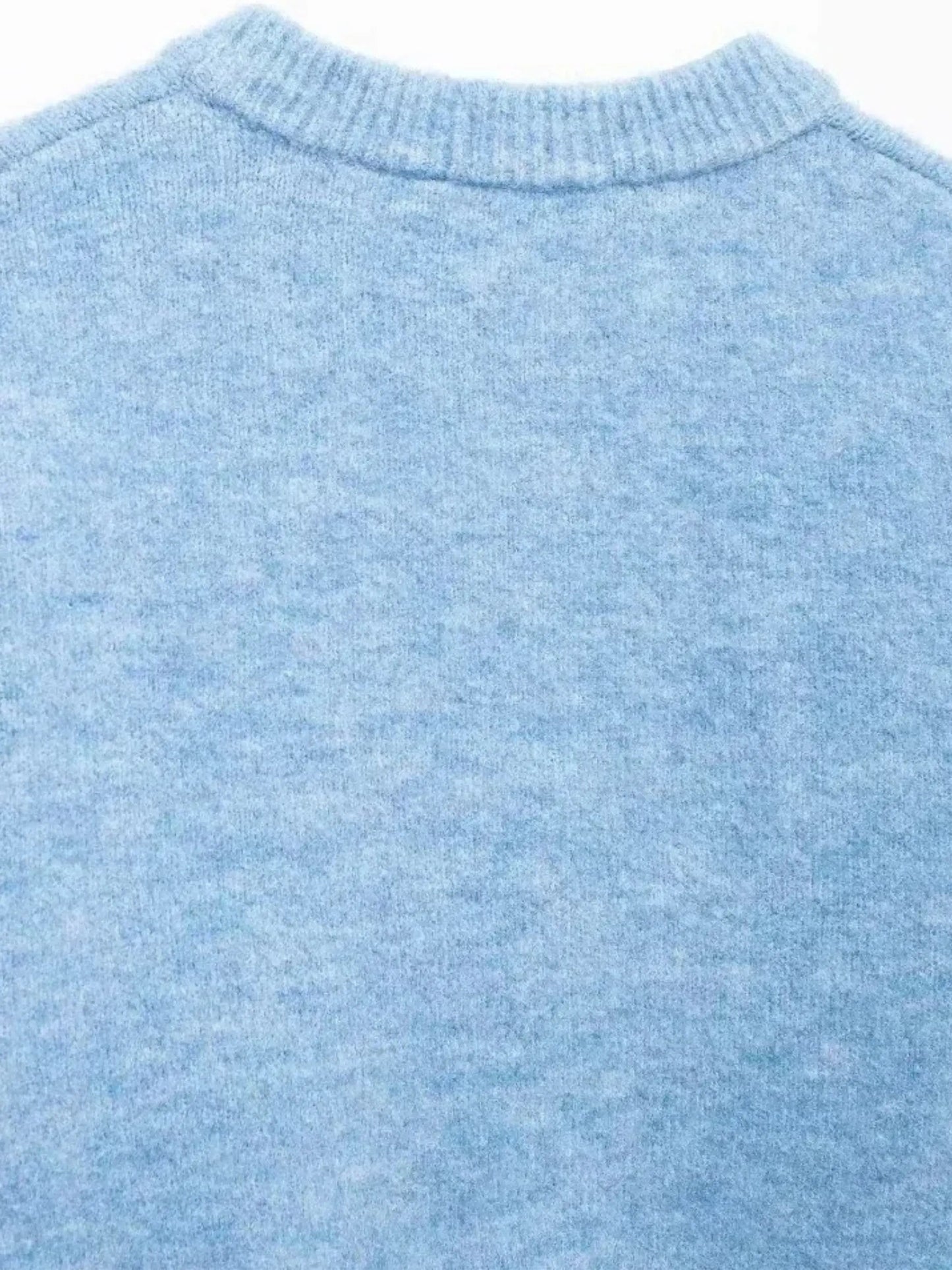 Milena | Verkürzter Strick-Cardigan mit Knopfleisten-Design