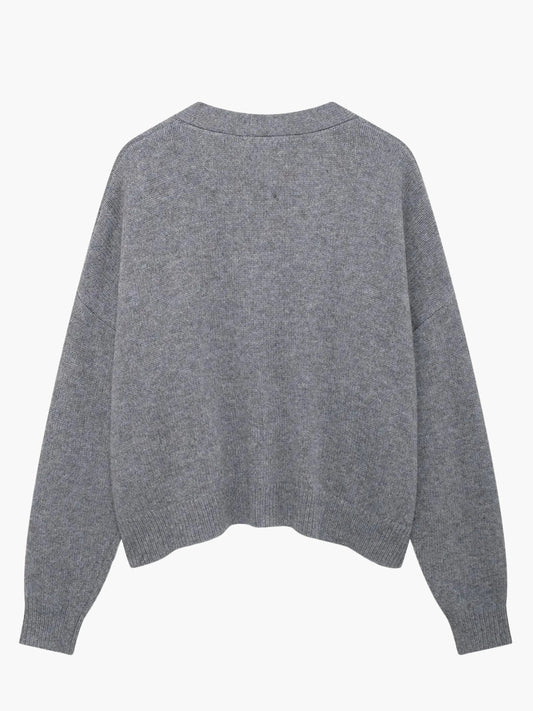 Leona | Strickjacke mit V-Ausschnitt