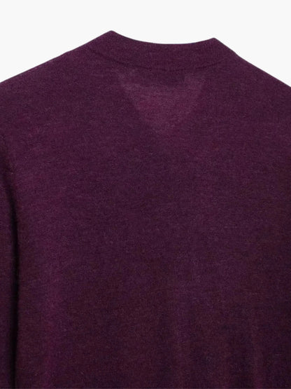 Minna | Strickjacke mit Krawattenausschnitt und Taschen