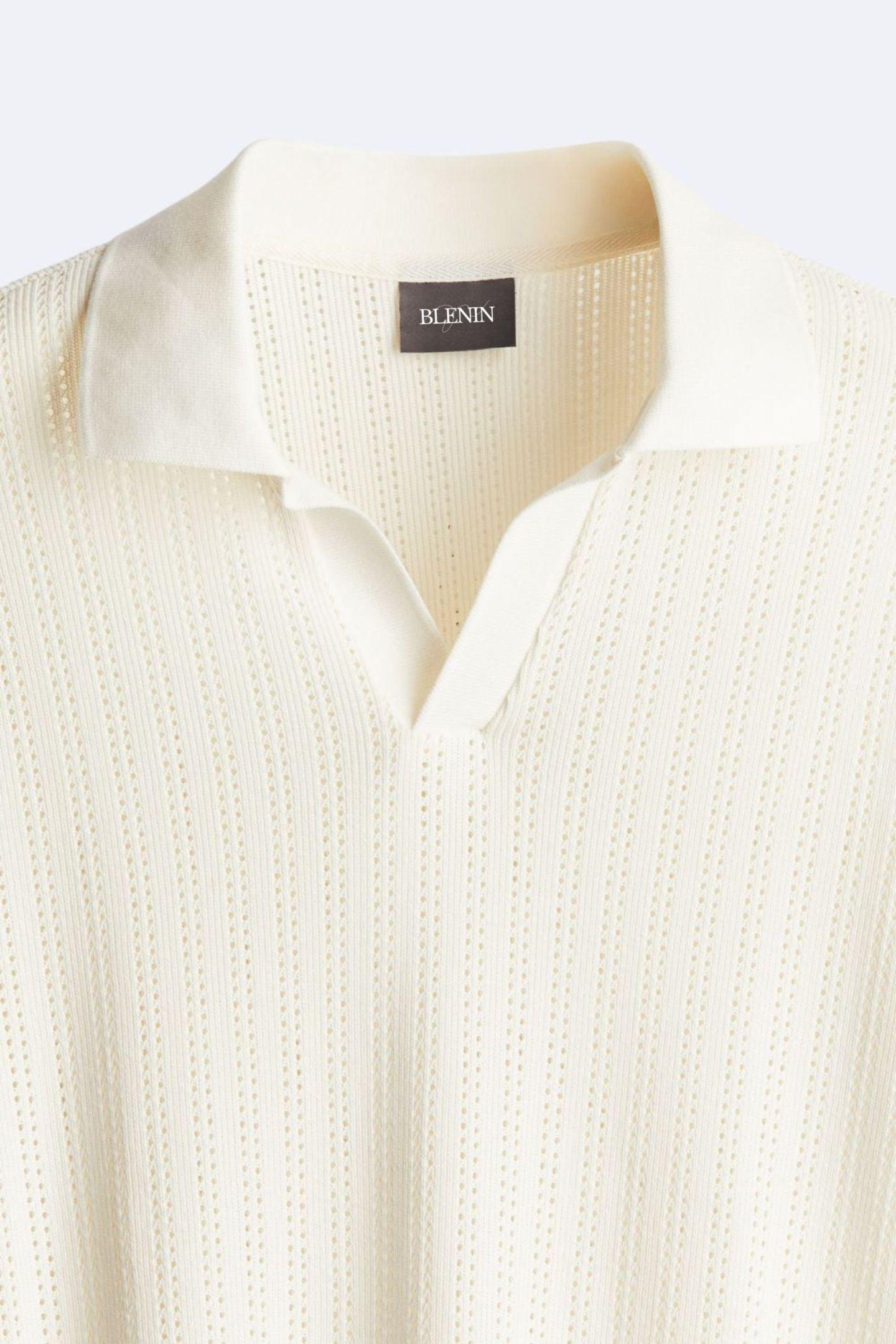 Stilvolles Strick-Poloshirt für einen eleganten Look