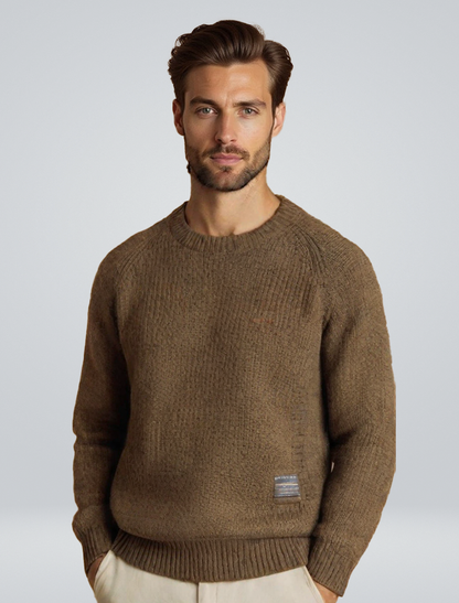 Bruno | Gestryckter Winterpullover