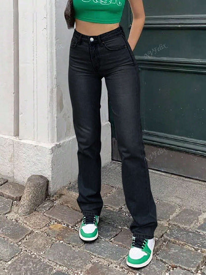 High Waist Jeans mit Straight Leg – Zeitlos, Urban & Everyday-Ready