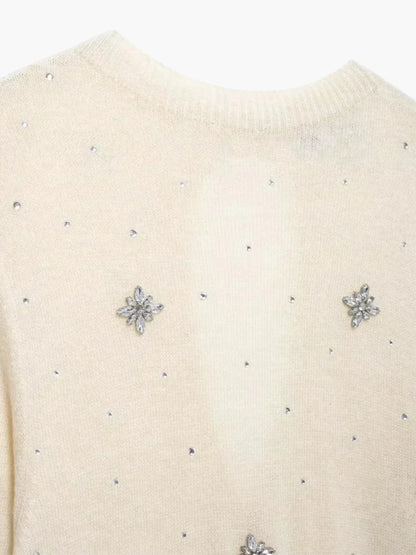 Nadine | Verschönerte Strickjacke mit Knopfleiste