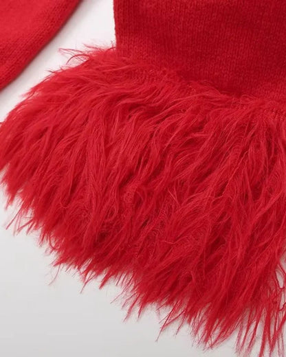 Manon | Strickjacke mit Knöpfen und Federärmeln