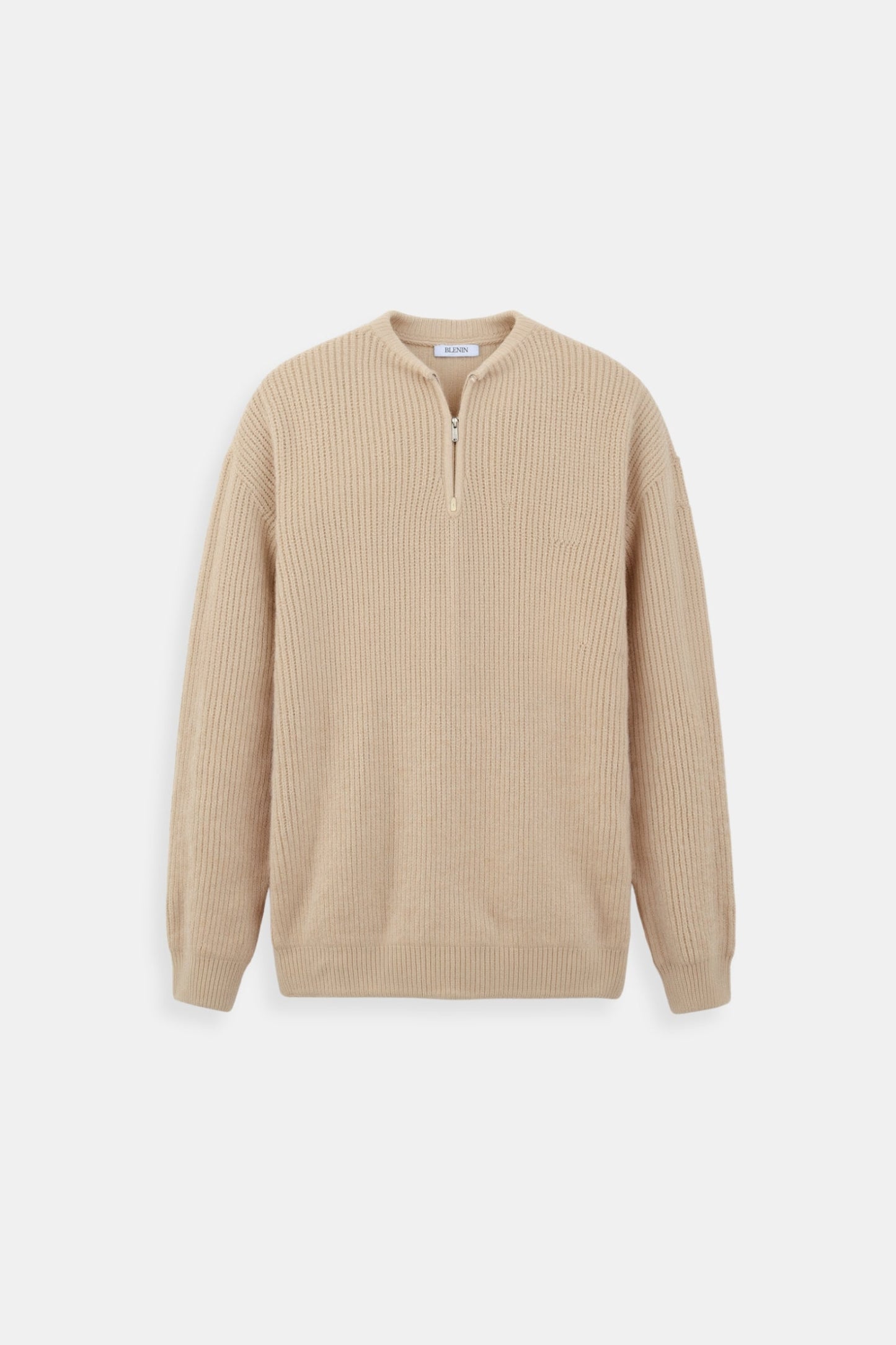 Klassischer Strickpullover mit Reißverschluss – Zeitlos & Komfortabel