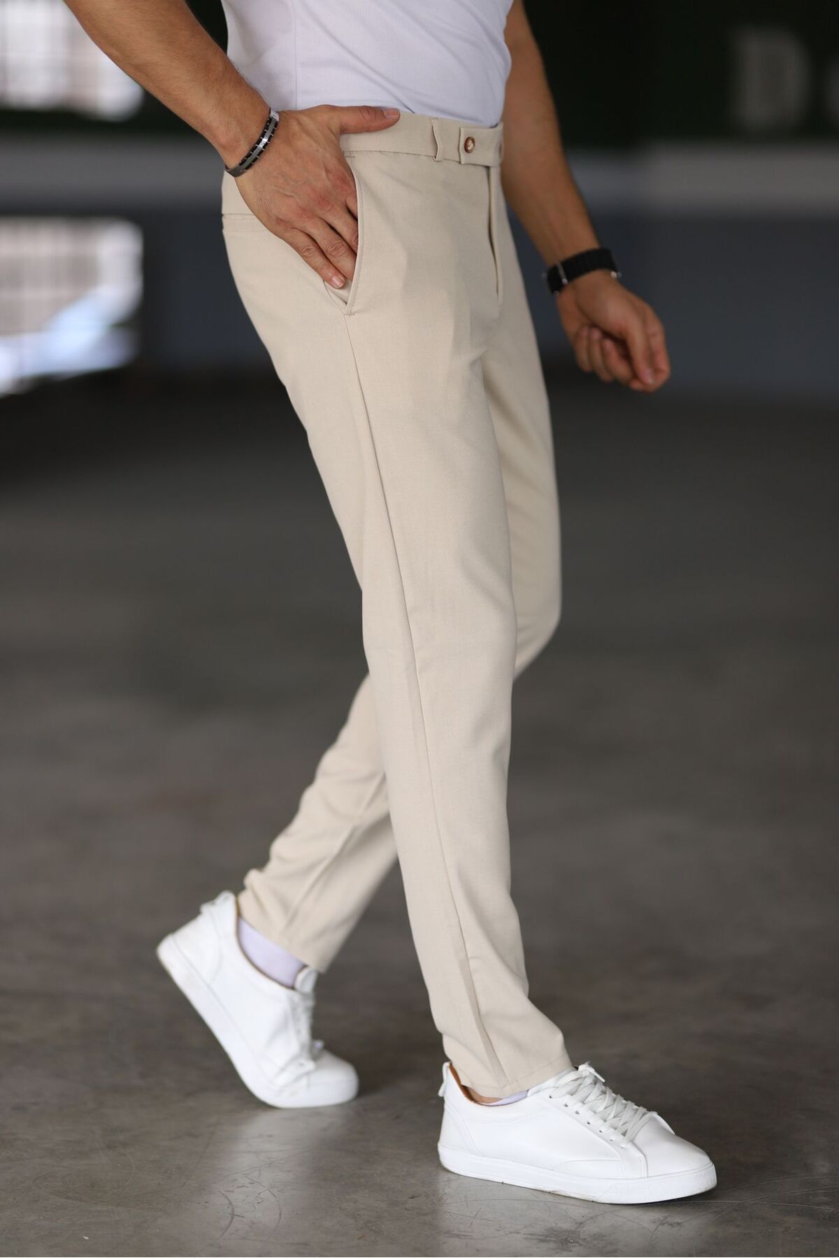 Werner | Chinos Slim Fit Beige Hose
