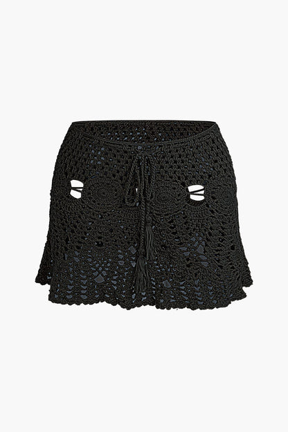 Marina | Häkel-Zweiteiler mit Crop-Top & Minirock