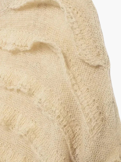 Edeltraud | Gemütlicher Damen-Strickpullover mit Struktur